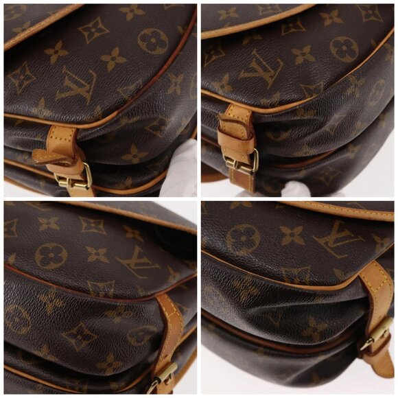 LOUIS VUITTON Monogram Saumur 30 Shoulder Bag M42256 LV Auth am9240 - Picture 16 of 16